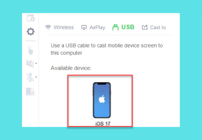 airdroid cast computer interface