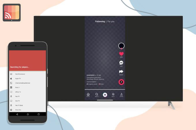 how to cast TikTok to TV allcast