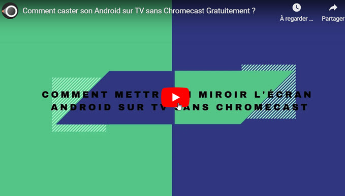 connecter android à tv sans chromecast