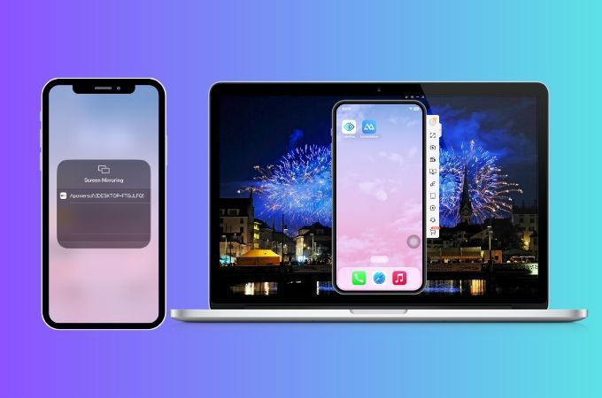 how to screen mirror iPhone to laptop apowermirror