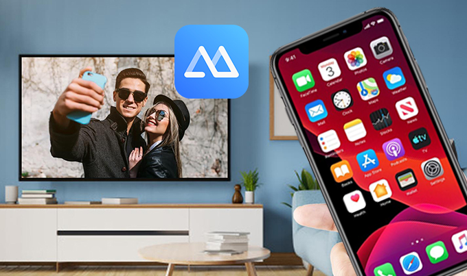 Diffuser l’écran iPhone sur une TV Toshiba via ApowerMirror