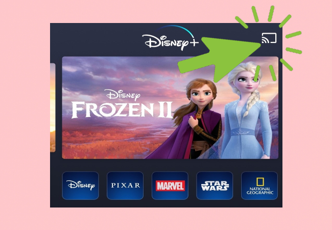 voir disney plus sur tv via chromecast