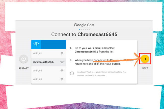 paso cinco de chromecast