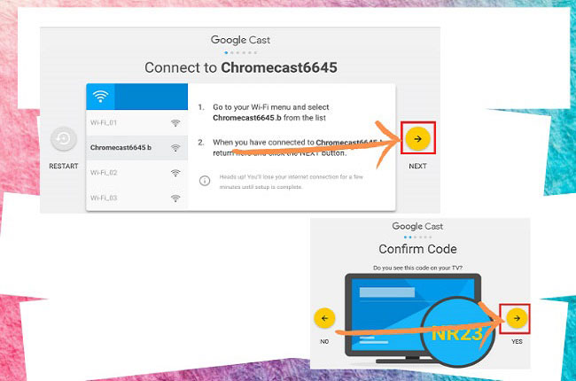 Chromecast paso seis