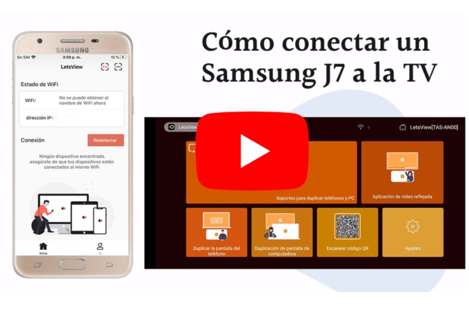 conectar j7 a tv