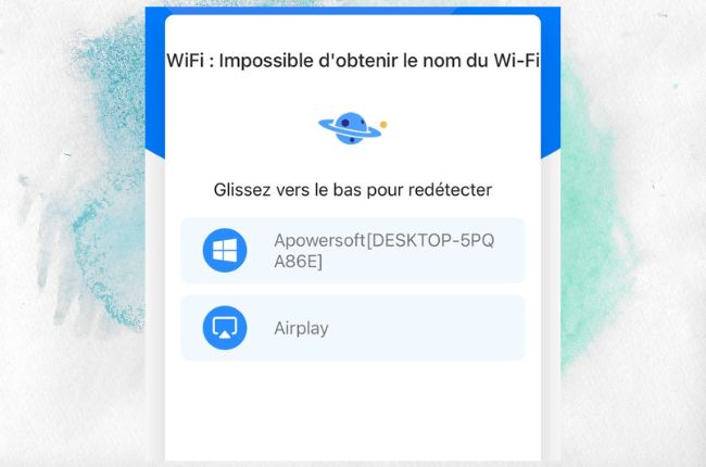 détecter iPhone sur TV