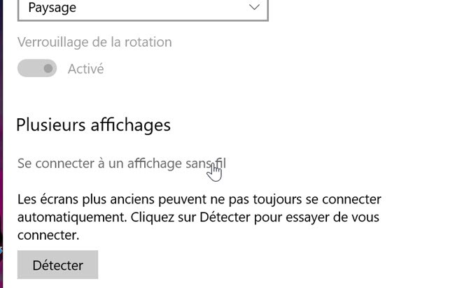 connecter un PC à une TV sans fil