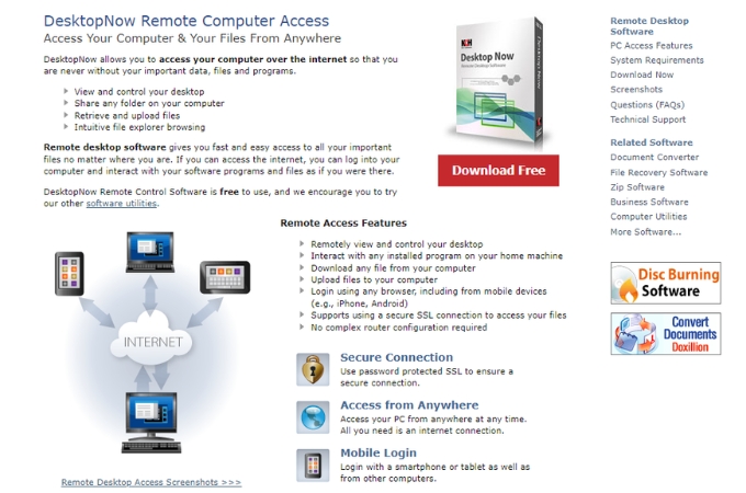 remote into computer desktopnow