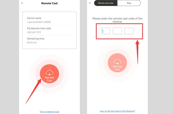 use remote cast