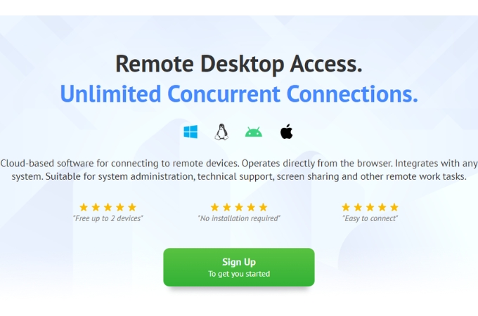 remote into computer getscreen