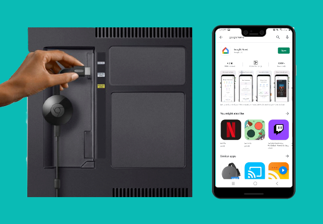 brancher chromecast