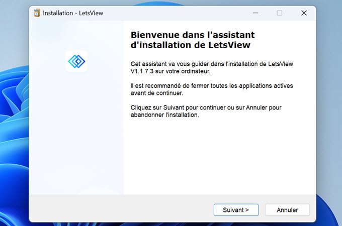 installation LetsView