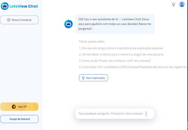 letsview ai aplicativos de chatbot