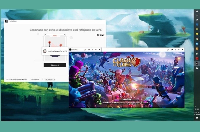 transmitir juegos móviles a PC letsview