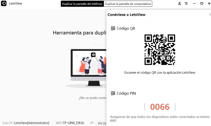 Vía Código QR