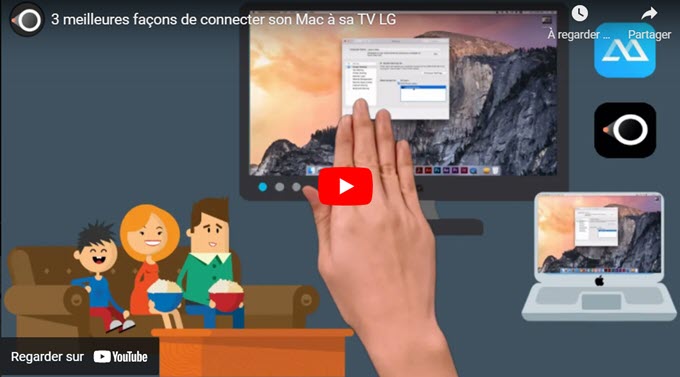 connecter mac à lg tv