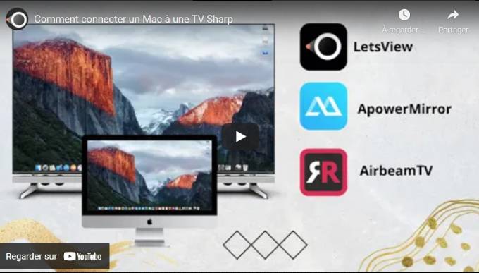 connecter mac sur tv sharp