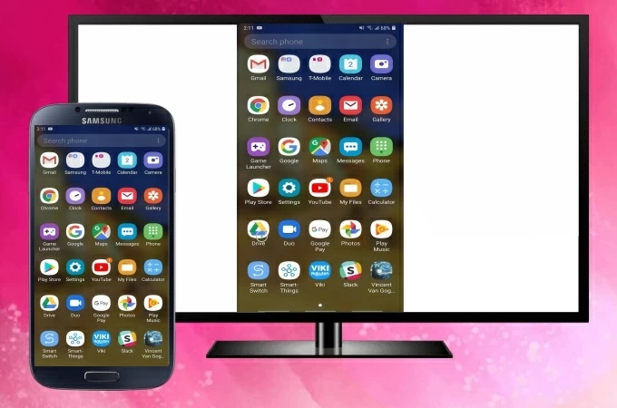 como espelhar android na tv lg