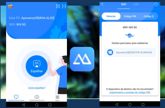 transmitir android no pc