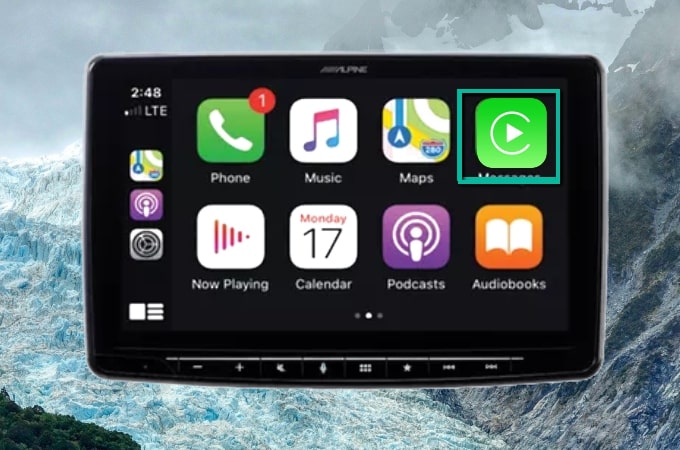 pulsa el logo carplay