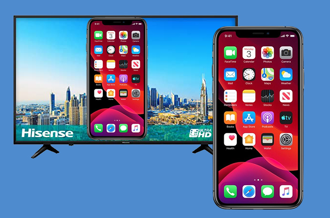 reflejar la pantalla de un iPhone en Hisense TV