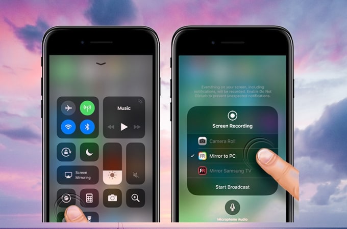 show the control center