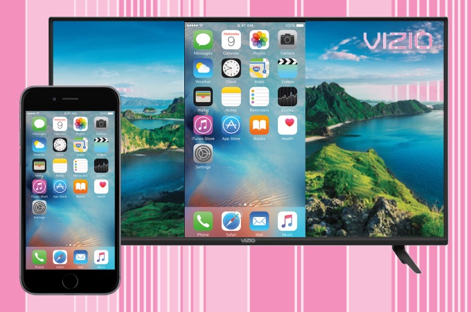transmitir la pantalla de un iPhone en Vizio Smart TV 