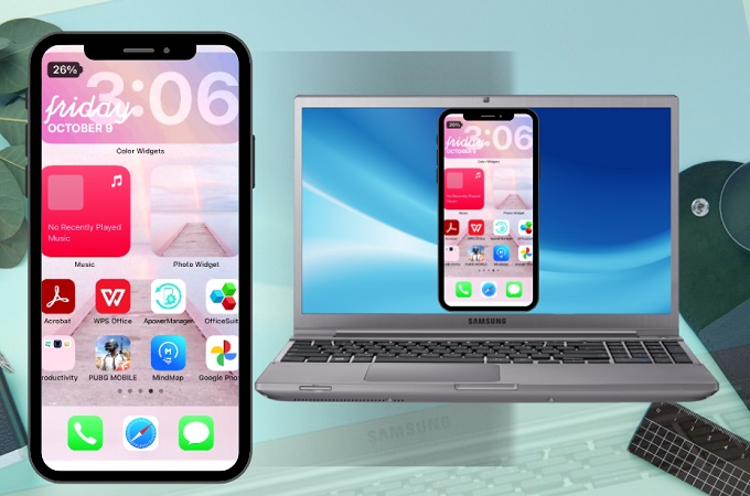 Duplicar la Pantalla de iPhone 12/iPhone 12 Pro en una PC