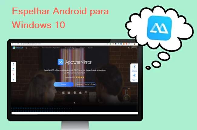 espelhar android windows