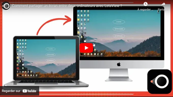 partager écran entre pc