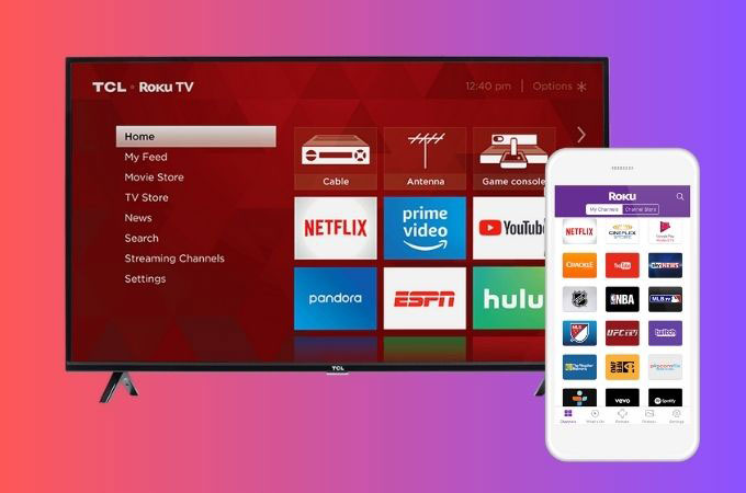 tcl screen mirroring roku app