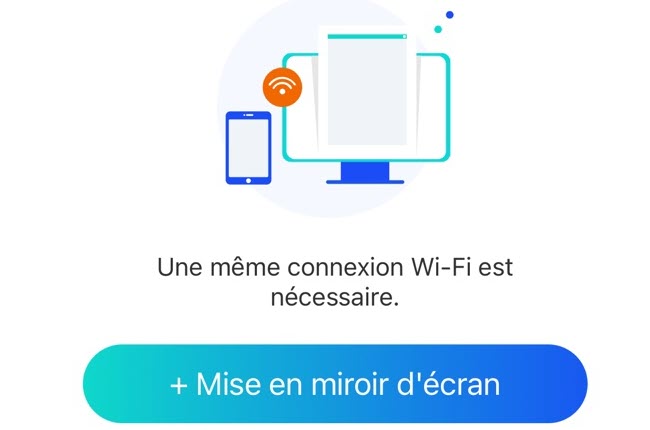 Mise en miroir d'écran LetsView