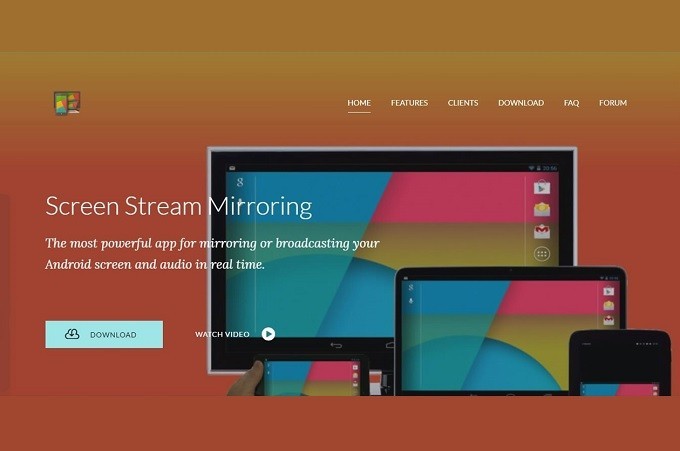 applications de mise en miroir screenstream 