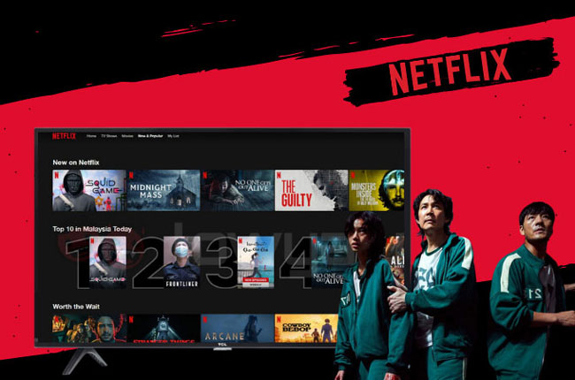 netflix ver juego del calmar en tv