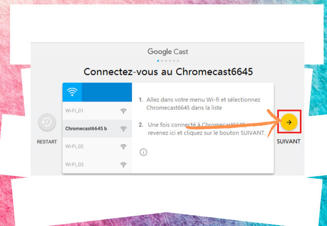 réseau Chromecast