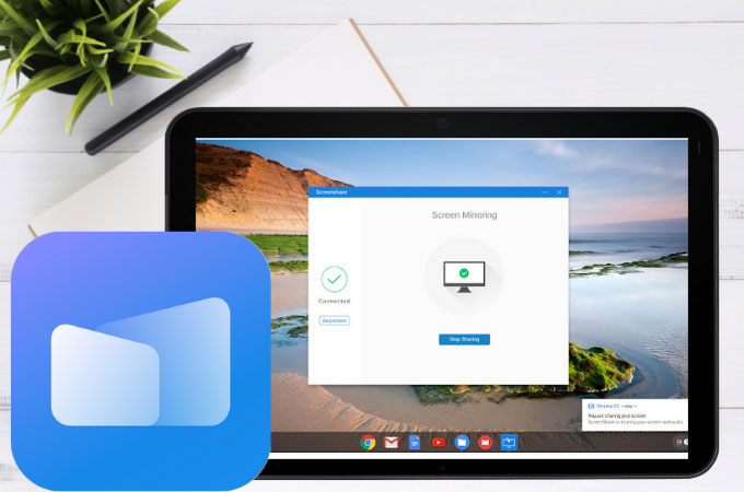 Diffuser un Android sur une Tablette avec ScreenShare