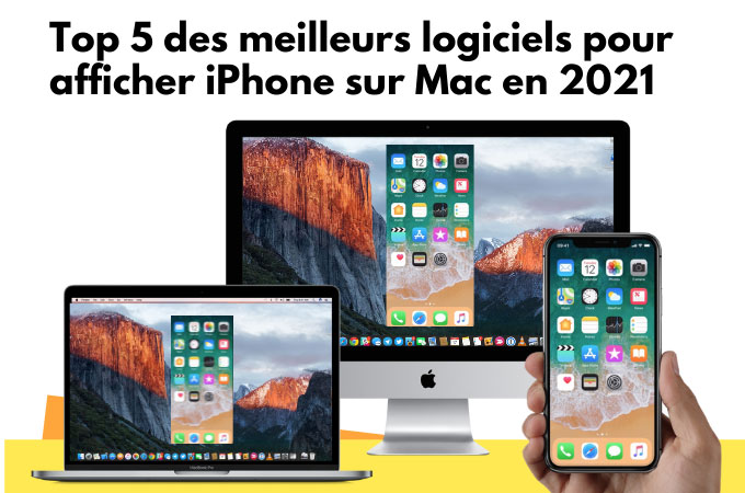 afficher iPhone sur Mac