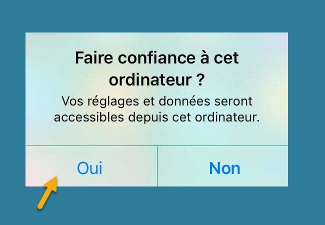 confiance à ordinateur