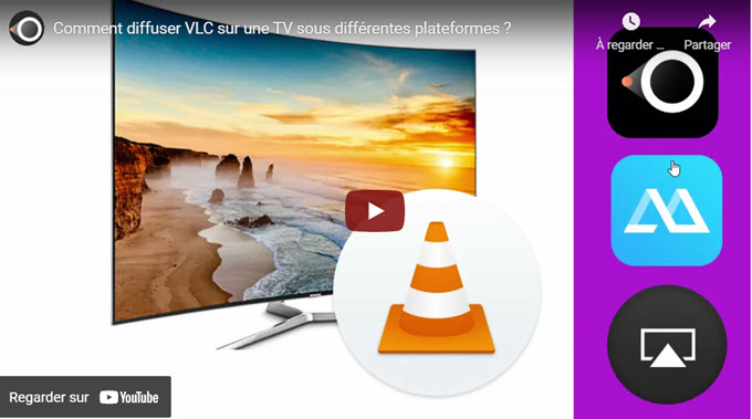 diffuser vlc sur tv