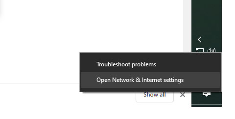 network settings